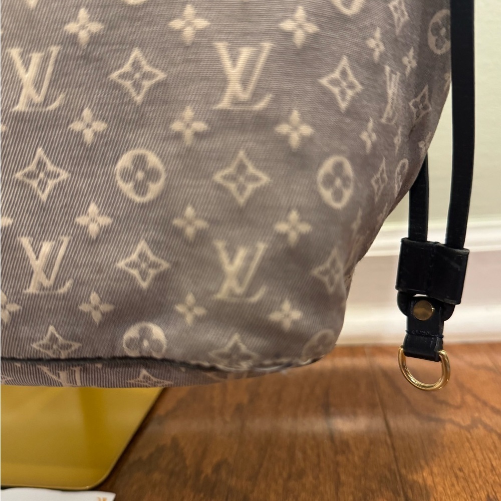 Louis Vuitton Denim Monogram LV Neverfull Limited Edition Tote Bag - Picture 4 of 10